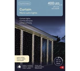 Led svetelný záves/stále svietenie/ww 90/90/200cm