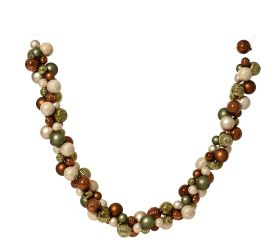 Girlanda guličky polyst. multi 6cm/180cm