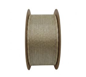 Stuha vianočná 3,8 cm, 15 m zlaté