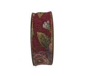 Stuha vian gobelín 4cm/10m červená