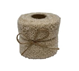 Stuha vian froté 8cm/2m sivohnedá