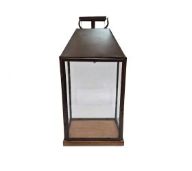 Lampáš drevo/kovv 59/29/22 cm