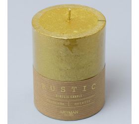 Rustic metalic valec 7 × 9 zlatý