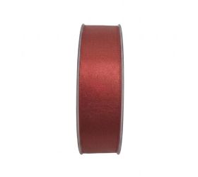 Stuha satén 2,5cm/25m červená