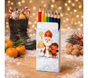 Mikulášské pastelky s vlastní etiketou