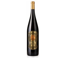 Dárkové víno 1,5 l s kovovou etiketou k 50. narozeninám