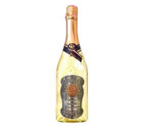 Šumivé víno se zlatem k 30. narozeninám - Kovová etiketa – 750 ml