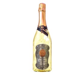 Šumivé víno se zlatem k 40. narozeninám - Kovová etiketa – 750 ml